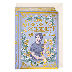No Sense & Sensibility Birthday Card