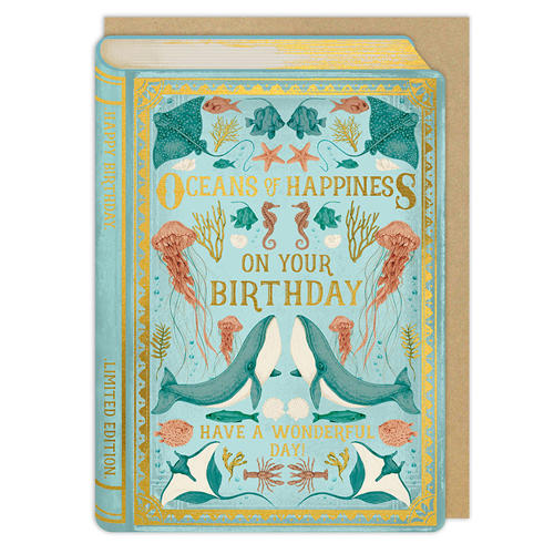 Ocean Of Happy Birthday Card - Click Image to Close