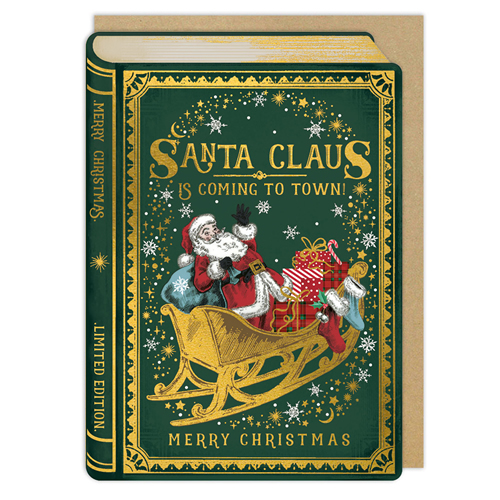 Santa Claus is Coming To Town Card - Click Image to Close