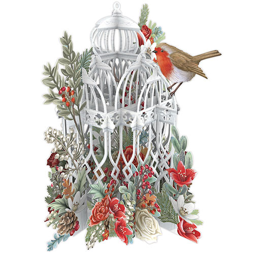 Christmas Flower Cage - Click Image to Close