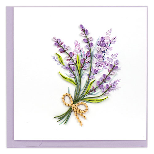 Lavender Bunch Card - Click Image to Close