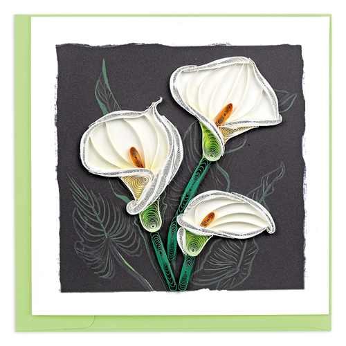 Calla Lily Card - Click Image to Close