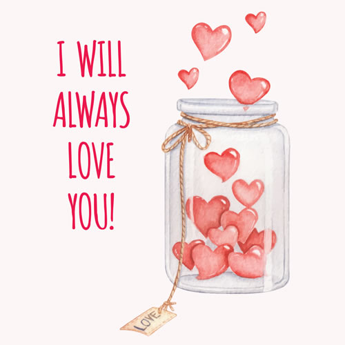 I Will Always Love You Card - Click Image to Close