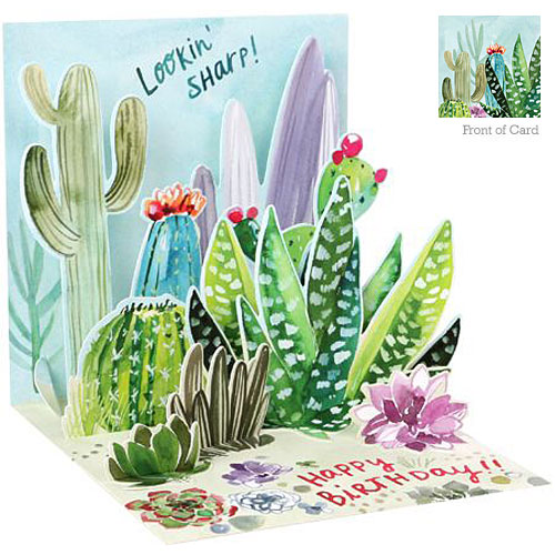 3d Pop Up Greeting Card From Up With Paper Cacti Up Wp 1231