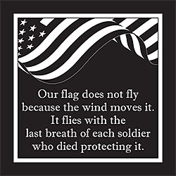 Our Flag Does Not Fly Card