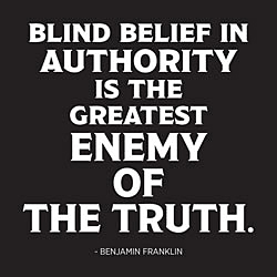 Blind Belief In Authority Card