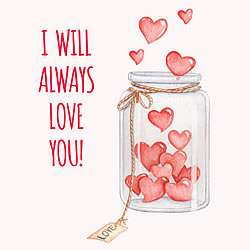 I Will Always Love You Card